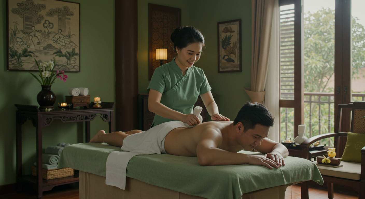 Traditional Vietnamese beauty preparation with natural ingredients