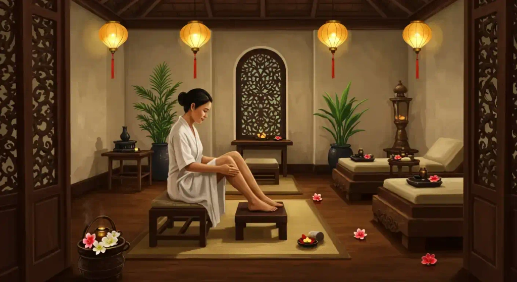 Vietnamese spa treatment